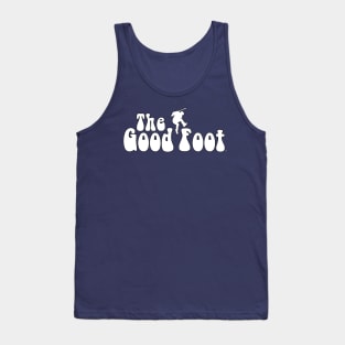 THE GOOD FOOT - (White logo / Black outline) Tank Top